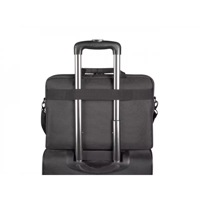 Briefcase NATEC Beira 39.6 cm (15.6 inch) — polyester, 1 main compartment, shoulder strap, black