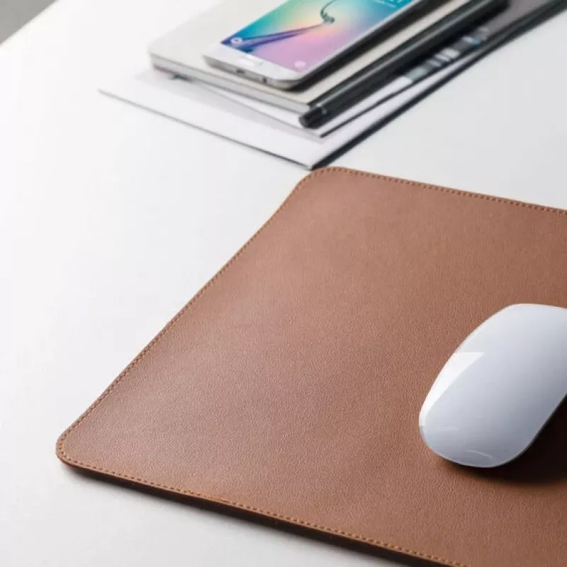 Alterzone Desktop Pad, Vegan Leather Surface, Cognac Brown (ALZVGL-1)
