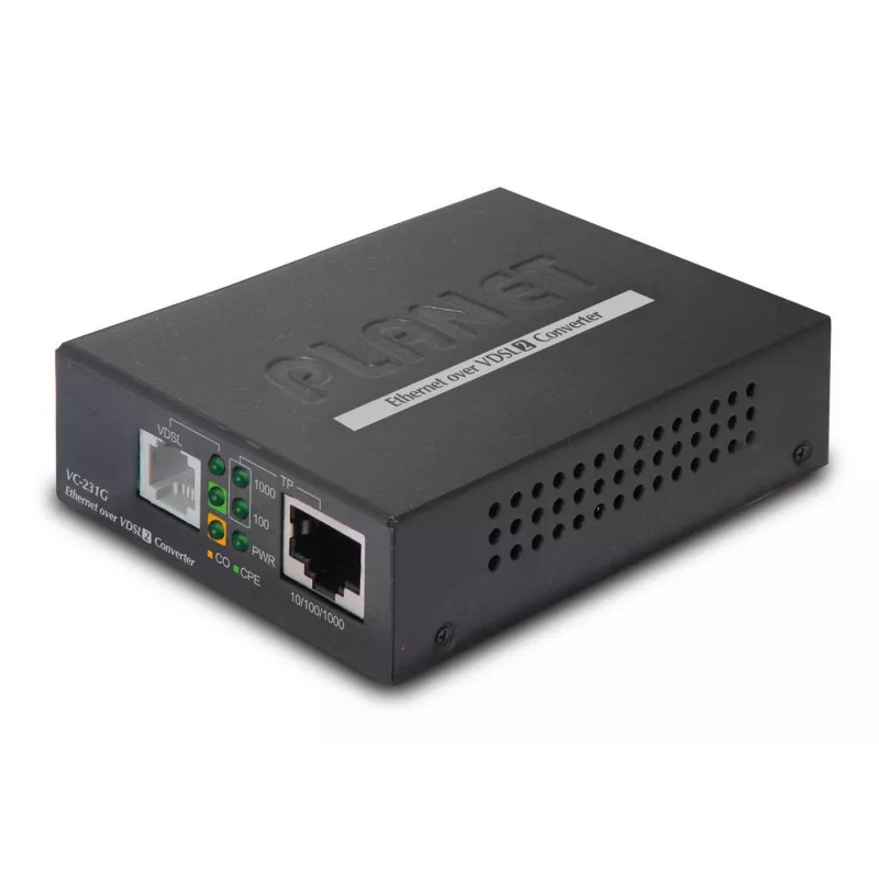 Planet VC-231G bridge/repeater 1000 Mbit/s Network bridge Black