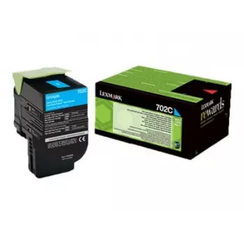Lexmark 702C R toner cartridge 1 pc(s) Original Cyan