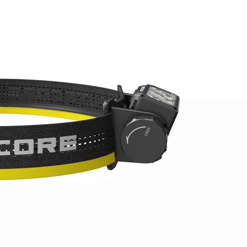 Headlamp Nitecore HC70 UHE — headband flashlight, 1600 lumens, shockproof, waterproof, 0.172 kg, black
