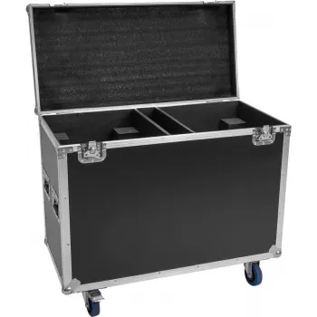 Roadinger flightcase for 2x IP TMH-H760 with wheels — protective transport case