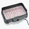 SEVERIN tabletop electric grill PG 8593, 2000 W, rectangular grate, black