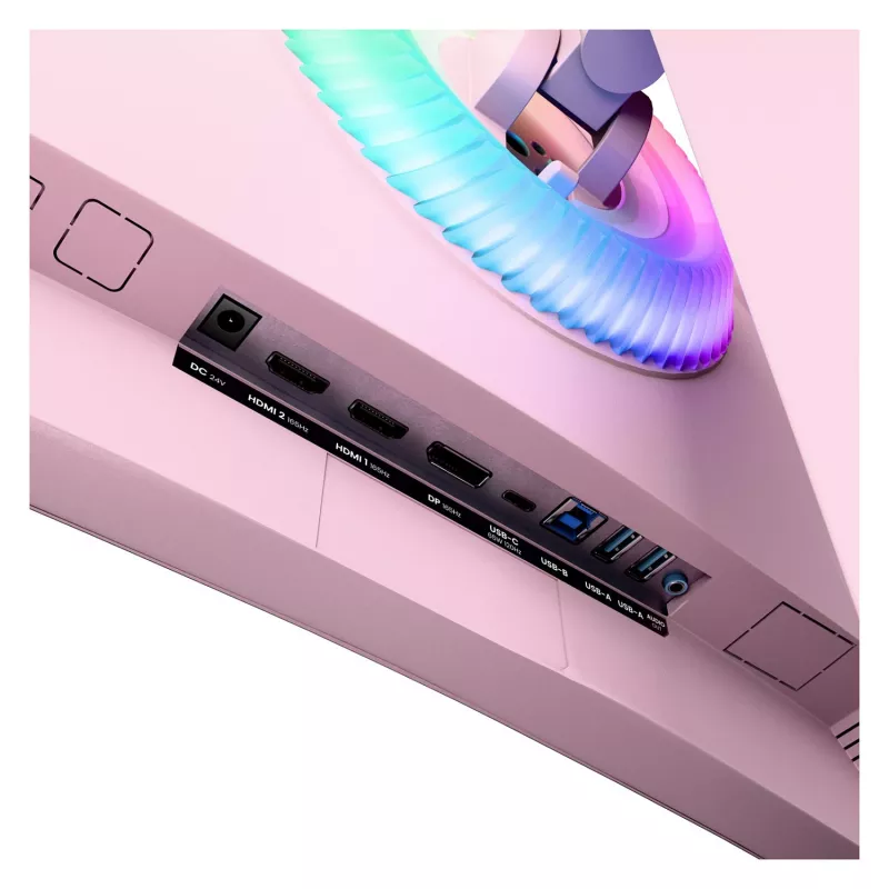 Curved monitor Arozzi Nova 49” (124.5 cm) Dual QHD 5120×1440 LED VA 32:9 4 ms Pink