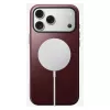 Leather cover case Nomad Modern for iPhone 17 Pro Max (6.9 inch) — Burgundy, leather+TPU+PC
