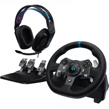 Logitech G G920 - Steering Wheel- and Pedal Set - Wired (991-000551)