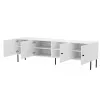 4D RTV cabinet PALAZZO BIS 201x40x60 white matt