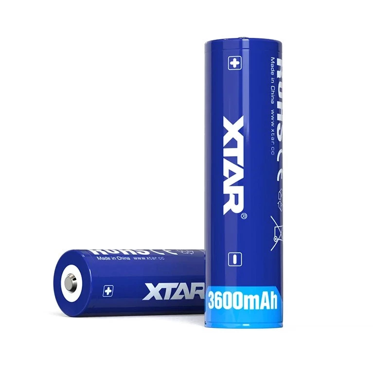Rechargeable Li-Ion battery XTAR BAT0669 18650 3.6V 3600mAh, Ø 18.5×68.8 mm