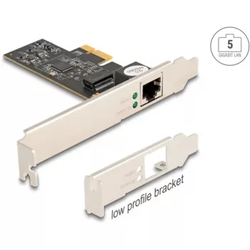 DeLOCK PCI Express x1 Card 81260 1 x RJ45 5 Gigabit LAN RTL8126