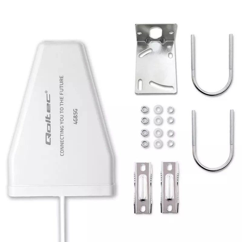 External 4G/5G LTE Antenna QOLTEC 9 dBi, N female connector, 3 m cable