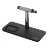 Freestanding Charging Station UNITEK P1212A 15W Wireless ABS Black Silver