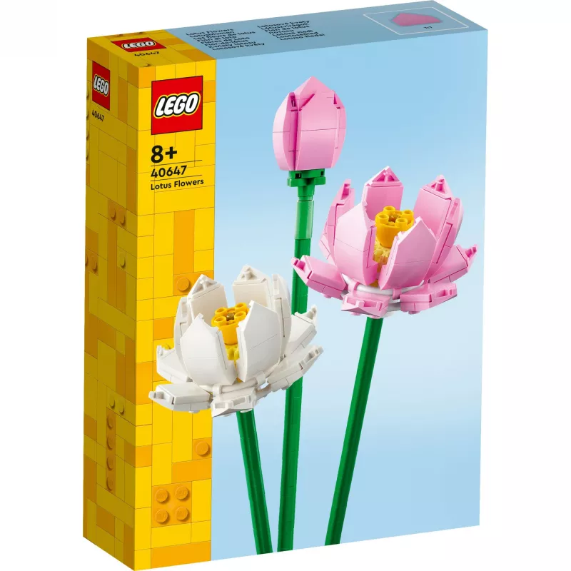LEGO building set LEGO 40647 Lotus Flowers — Botanical Collection modular model, 220 pieces, height 300 mm, age 8+