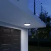Ceiling light Steinel DL Vario Quattro PRO S — round LED fixture 14 W, white, 310×69 mm, integrated motion sensor