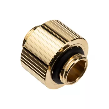 Fitting EK Water Blocks Brass Gold 14mm Height 2.3cm Diameter
