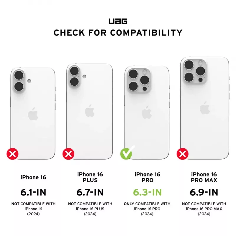 Urban Armor Gear Monarch Pro mobile phone case 16 cm (6.3) Cover Titanium