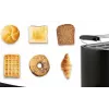 Clatronic TA 3802 4 slice(s) 1400 W Black
