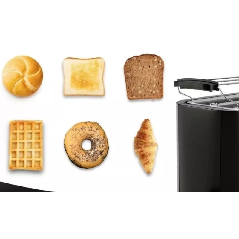 Clatronic TA 3802 4 slice(s) 1400 W Black
