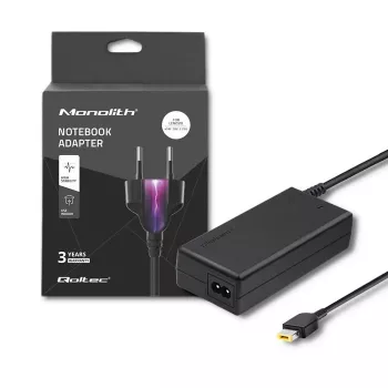 laptop mains adapter Qoltec Lenovo 45w 20v 2.25a Slimtip + pin 50098.45w