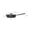 Fiskars Hard Face 1075528 Non-stick Saute Pan 24 cm 2.2L