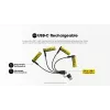 Rechargeable Li‑Ion AA 1.5V battery pack Nitecore NH2400 2400mAh — 4‑pack