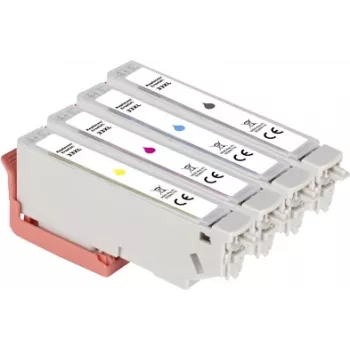Renkforce Ink Combination-Pack replaces Epson 33XL (C13T335740) compatible Black, Cyan, Magenta, Yellow RF-5706062 (RF-5706062)