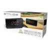Clock radio Muse M-185 CR — FM/MW, 0.9 inch LED display, AC 230V with AAA battery backup, black