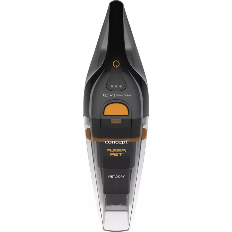 Handheld vacuum Concept VP4351 — dry & wet, bagless, HEPA12, 0.5 L, 11.1 V battery, 20 min, 1.08 kg