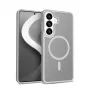 Crong Hybrid Matte Magnetic cover for Samsung Galaxy S26 — TPU + PC, Grey