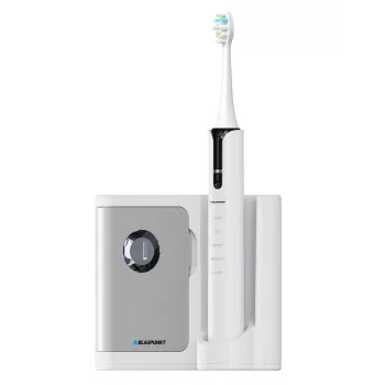 Vibrating toothbrush BLAUPUNKT DTS711 — 5 modes, 48,000 mov/min, built-in battery, 4 brush heads, charging base with UV steriliser