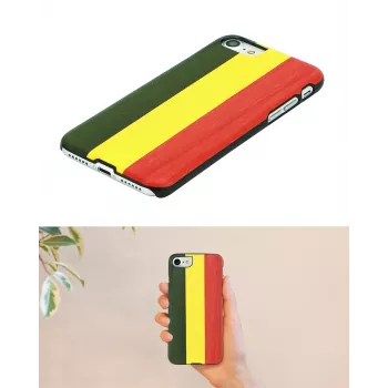 Smartphone case man and wood for iPhone XR — Reggae Black