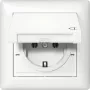 gira SCHUKO socket set with KD, IP44 protection and frame — model 415703