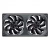 120mmx2 ARGB PWM Case Fans, Jonsbo ZA-240 Infinity Mirror 240mm Black