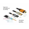 HDMI cable DeLOCK 85729 2 m HDMI Type A Standard Black Gold
