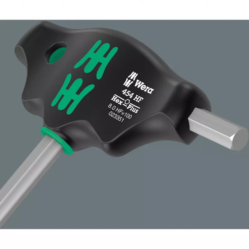 T-handle set Wera Series 400 454/7 HF, 7-piece T-handle hex and screwdriver set