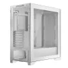 PC Case MODECOM VOLCANO EXPANSE S MIDI Tower — White, microATX, tempered glass, USB-C, supports GPU 430 mm