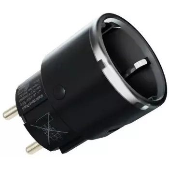 Smart plug Shelly Wave Plug S Z-Wave 800 Black — Z-Wave 800 smart outlet, 230V/12A, 2500W, power metering