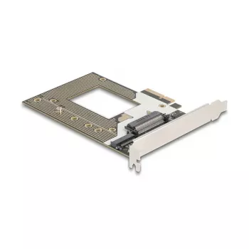 Internal M.2 / U.2 adapter card DELOCK 90854 — PCIe 4.0 (host: PCIe, outputs: M.2 Key M 110 mm, U.2)