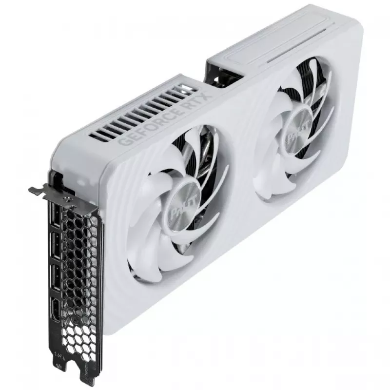 Graphics card Palit GeForce RTX 5060 Ti White OC — GeForce RTX 5060 Ti, 16 GB GDDR7, 128-bit, PCIe 5.0, 2407 MHz