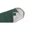 Sleeping bag Outwell Camper Prime semi-rectangular 900×2350 mm, max user height 200 cm, cotton/polyester, green