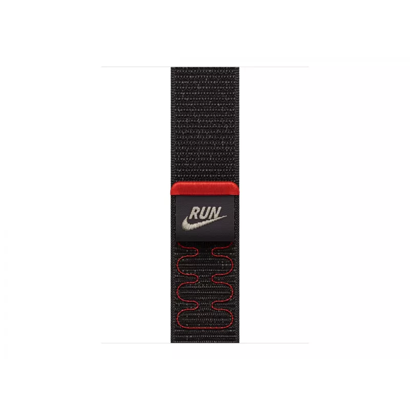 Apple Nike Sport Loop Band Black Nylon, Recycled polyester, Spandex