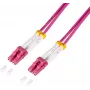 LogiLink FC4LC02 Fibre Optic LWL Connection Cable Violet[1x LC/UPC-Plug - 1x - Cable - Digital/Display/Video (FC4LC02)