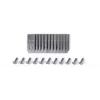 Replacement blade set for Ecovacs GOAT G1 robotic lawnmower, 12 pcs (MBK120001)