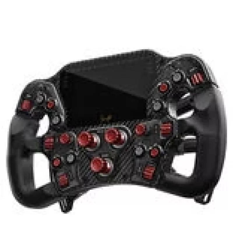 Asetek SimSports Invicta Formula Steering Wheel - Red + The Invicta Wheelbase (27 Nm)