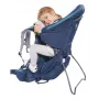 Baby carrier backpack Deuter Kid Comfort Pro, blue, polyamide, max 22 kg, sunshade, side pocket