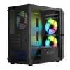 Computer Case Logic Concept Portos Mini ARGB Micro ATX Black