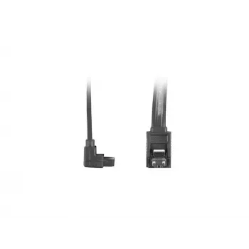 SATA III cable LANBERG CA-SASA-13CU-0050-BK 0.5 m, SATA 7-pin to 7-pin, 6 Gbit/s, black
