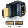 HDMI Connector DeLOCK 65072 HDMI Plug to HDMI Socket 90° Top