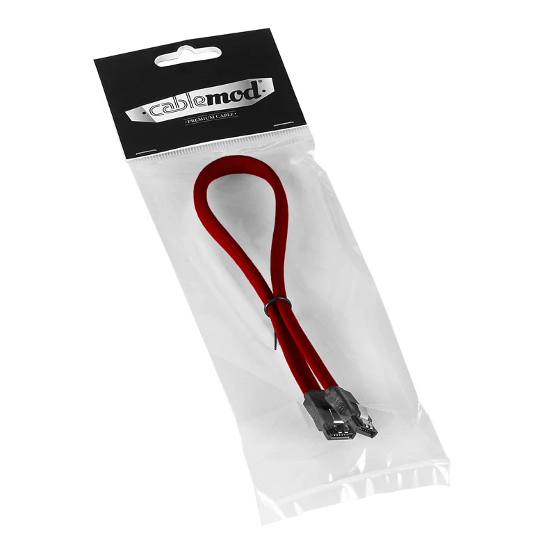 ModMesh SATA 3 Cable 30cm - blood red - Cable - Digital/Data (CM-CAB-SATA-N30KBR-R)