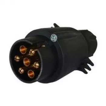 7‑Pole Trailer Plug IWH 010206 20A 12V with Impact‑Resistant Housing