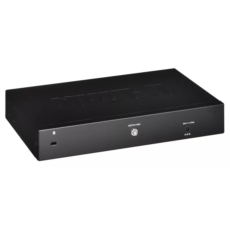 D-Link DGS-1210-08P/E Managed L2 Gigabit Ethernet (10/100/1000) Power over Ethernet (PoE) Black